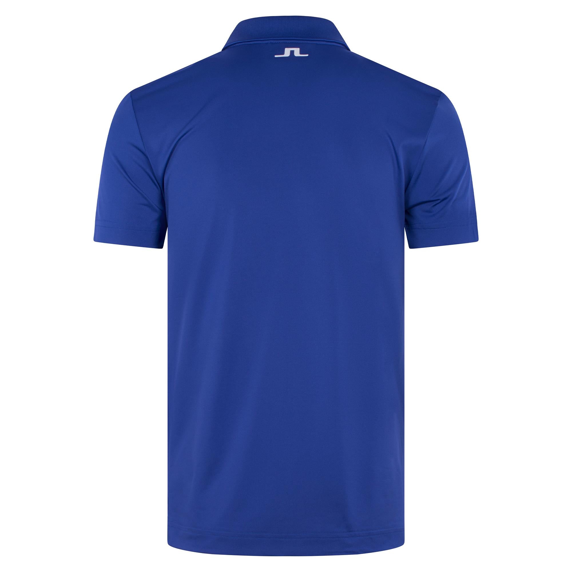 J Lindeberg Lionel Mens Golf Polo Shirt Clematis Blue